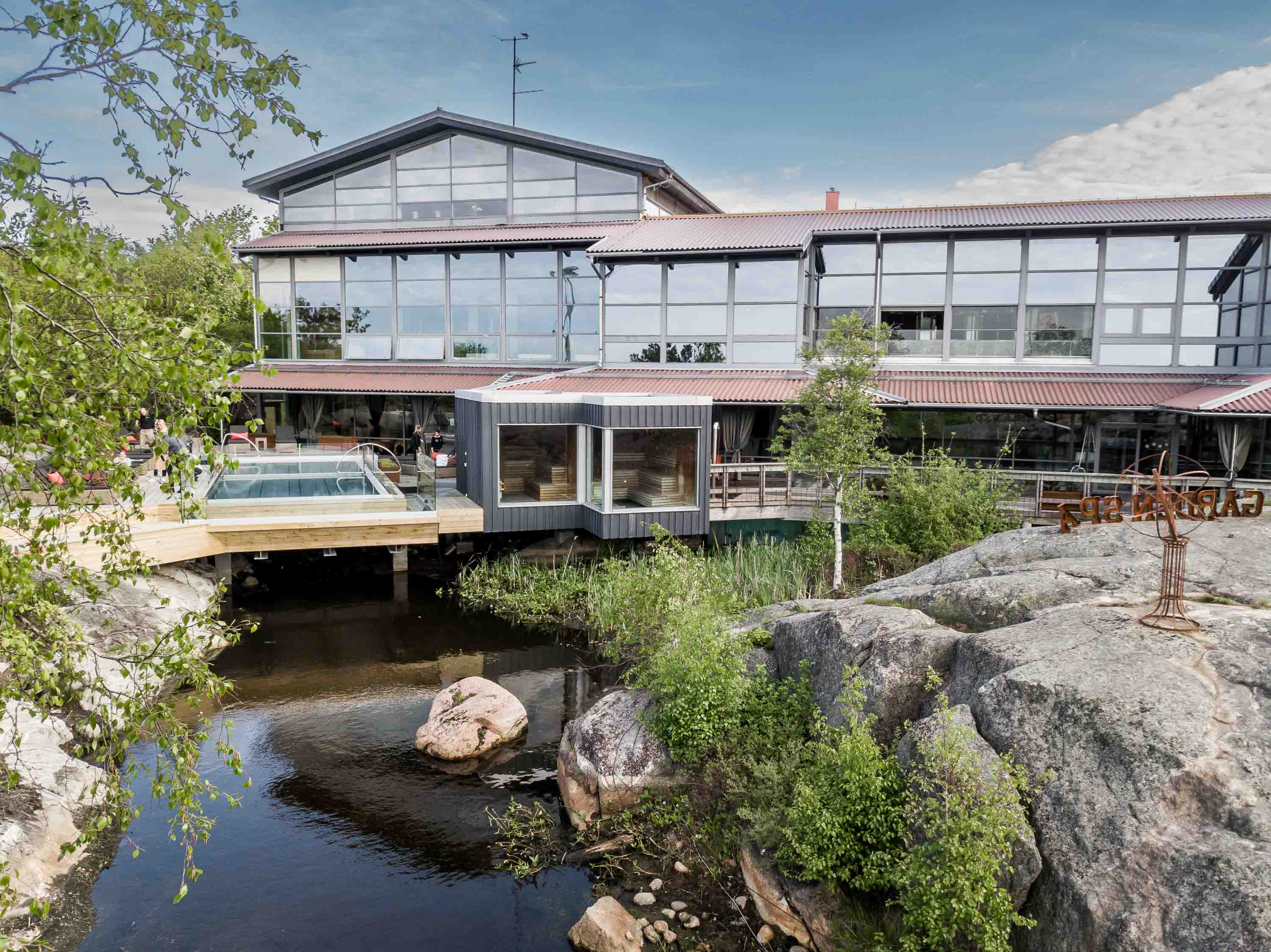 utomhus på art garden spa