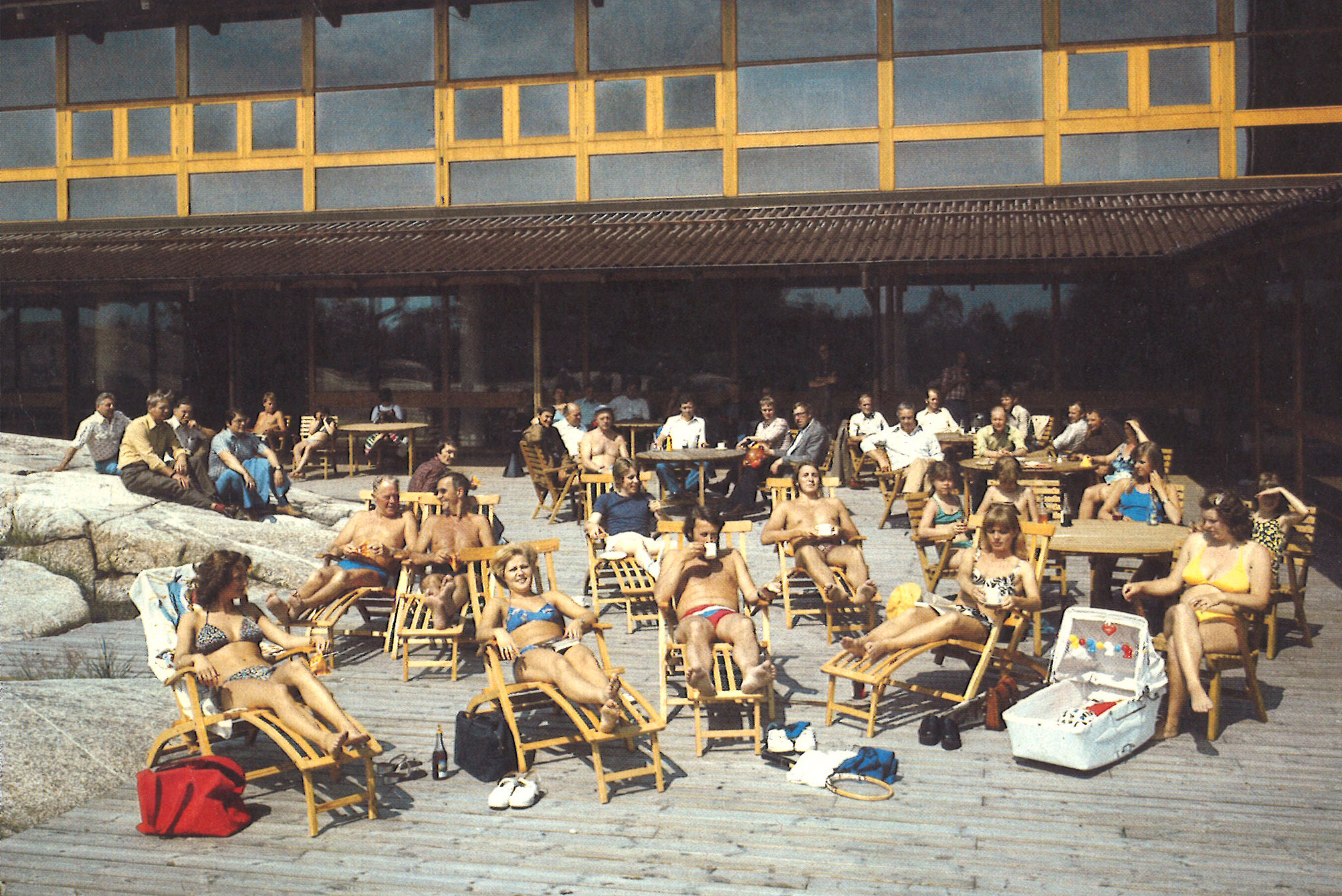 historisk bild på arken som rekreationsanläggning